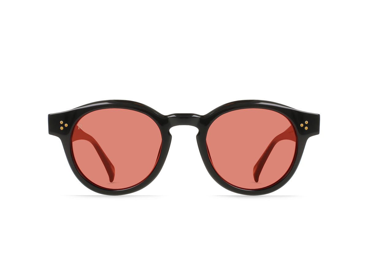 Raen Zelti 49 Sonnenbrille – Recycled Black / Dune – Ansicht 1