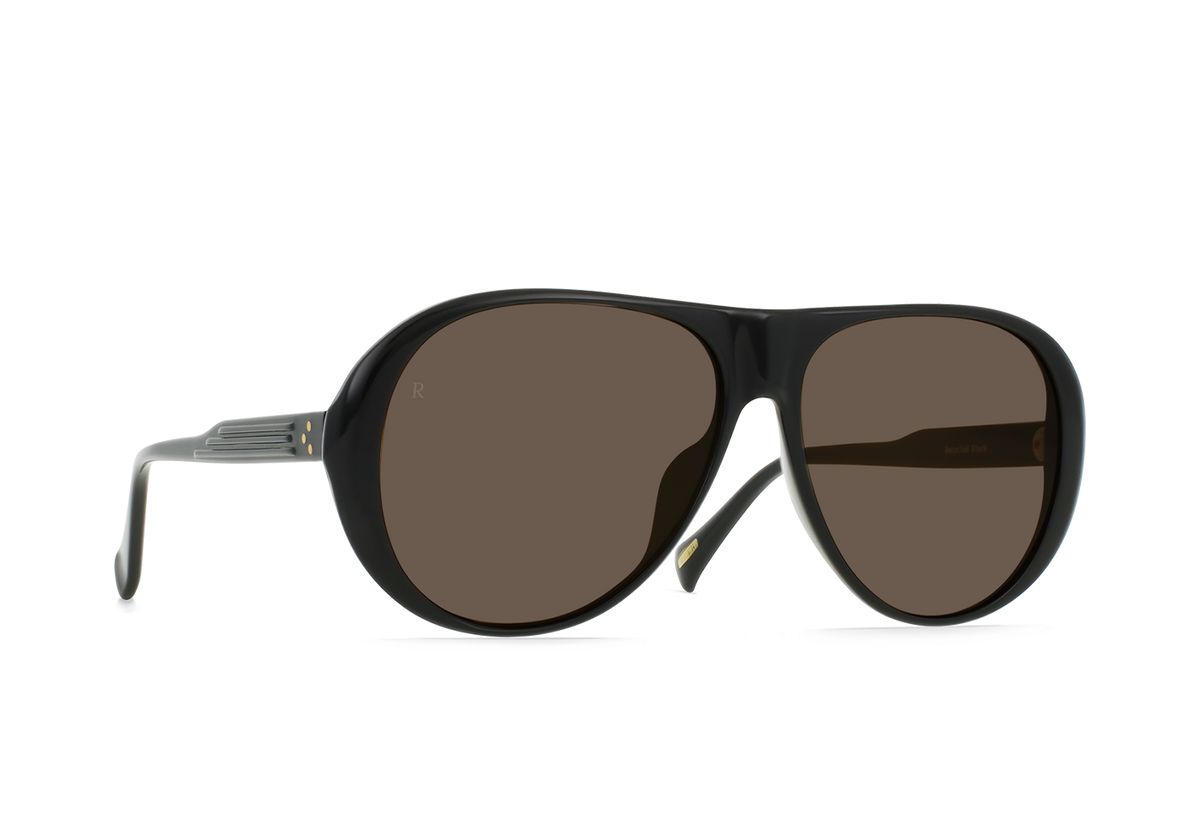 Raen Jenever 58 Sonnenbrille – Recycled Black / Agave – Ansicht 3