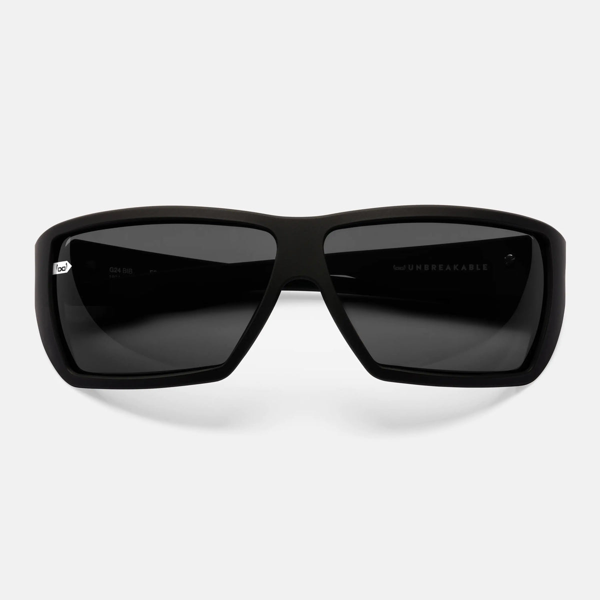 gloryfy G24 black in black Sportbrille – Frontansicht