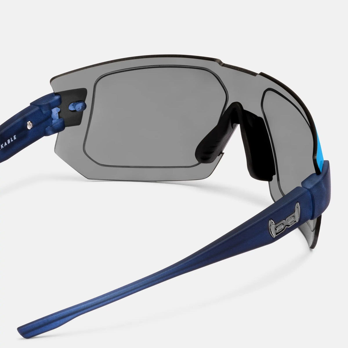 gloryfy G25 HELIOZ navy Sportbrille – Rückansicht