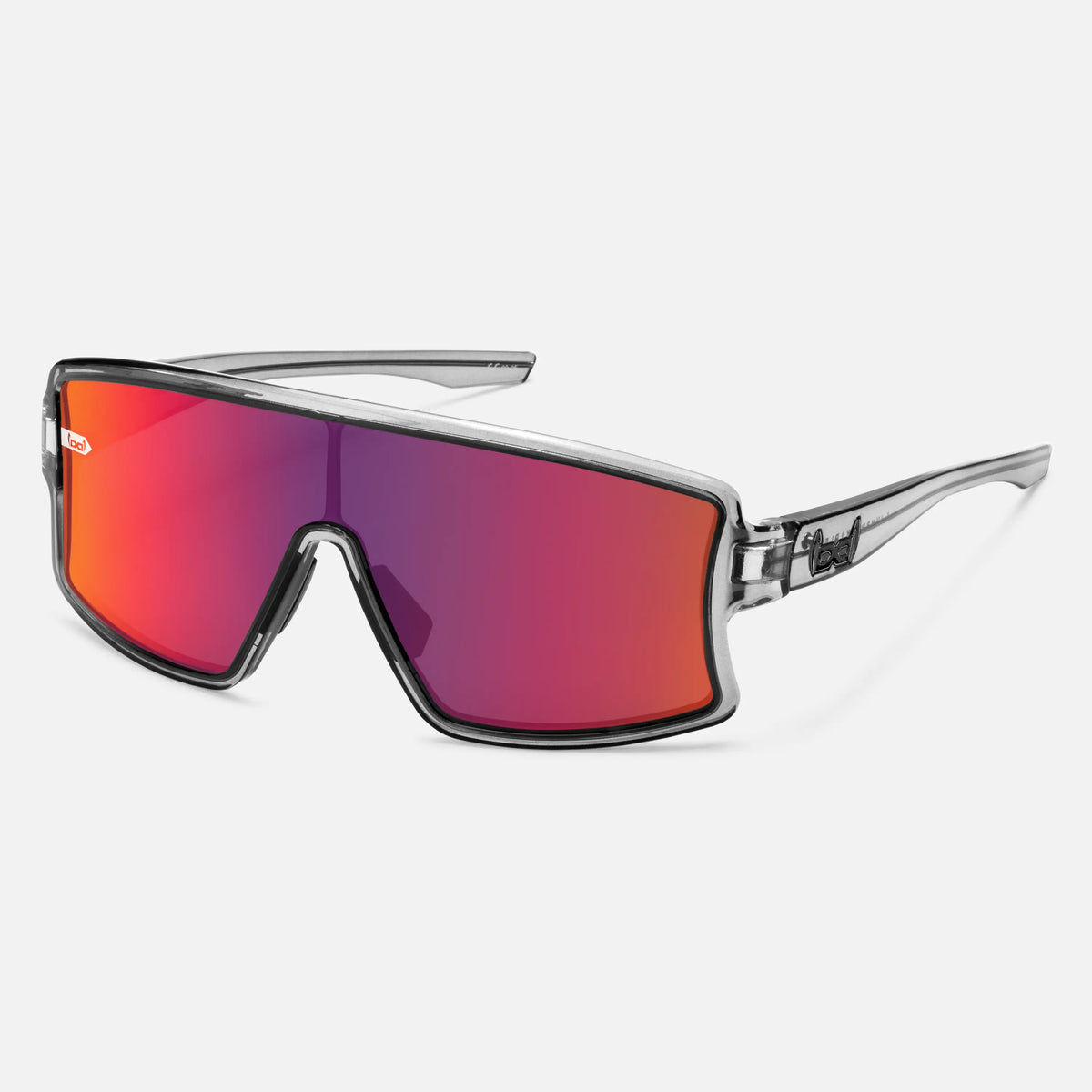gloryfy G42 smoke grey Sportbrille – Schrägansicht