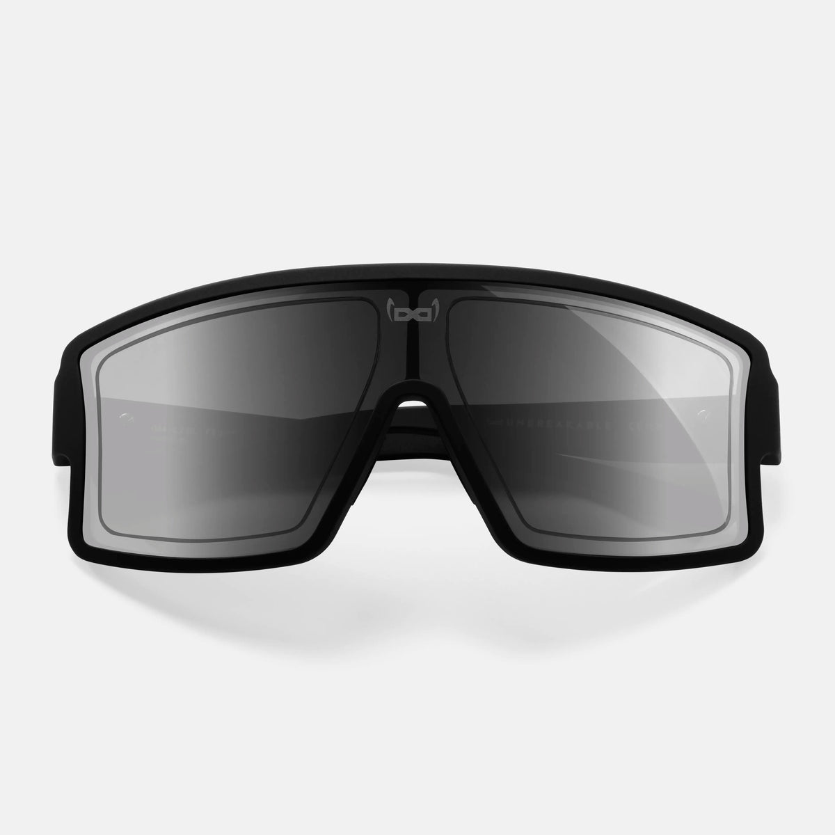 gloryfy G44 HELIOZ black matt Sportbrille – Frontansicht