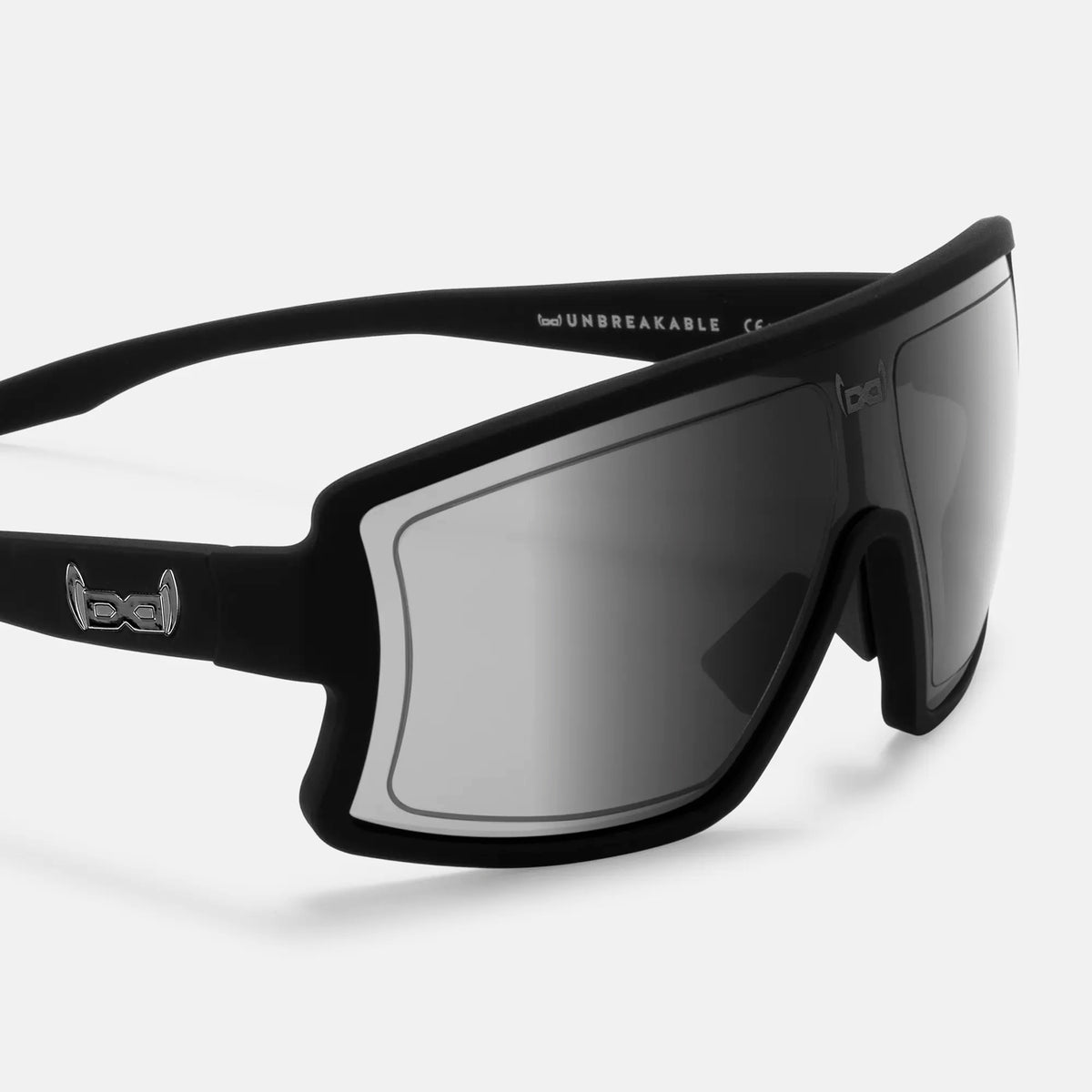 gloryfy G44 HELIOZ black matt Sportbrille – Seitenansicht