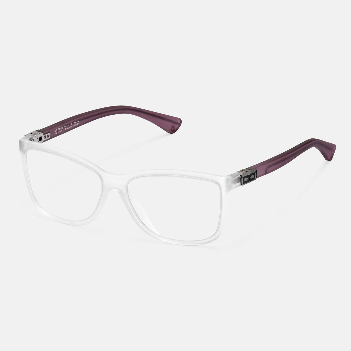 gloryfy GX Kids Tiger purple matt Kinderbrille – Schrägansicht
