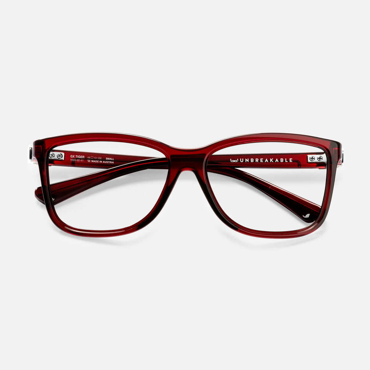 gloryfy GX Kids Tiger bordeaux Kinderbrille – Frontansicht