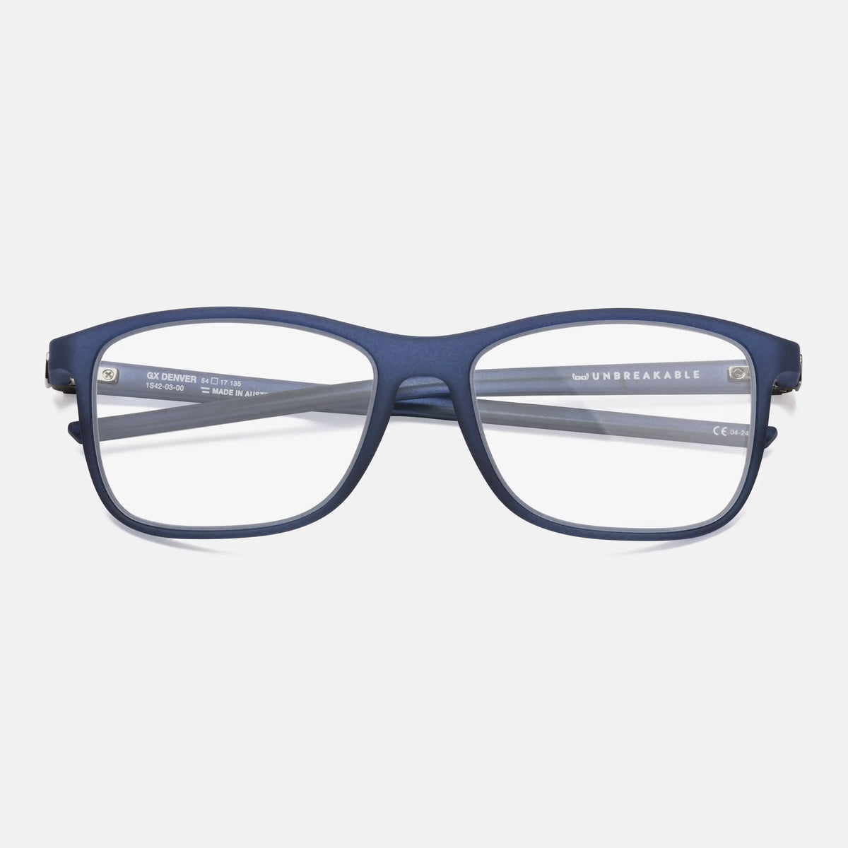 gloryfy GX Sport Denver navy matt Korrektionsbrille – Frontansicht