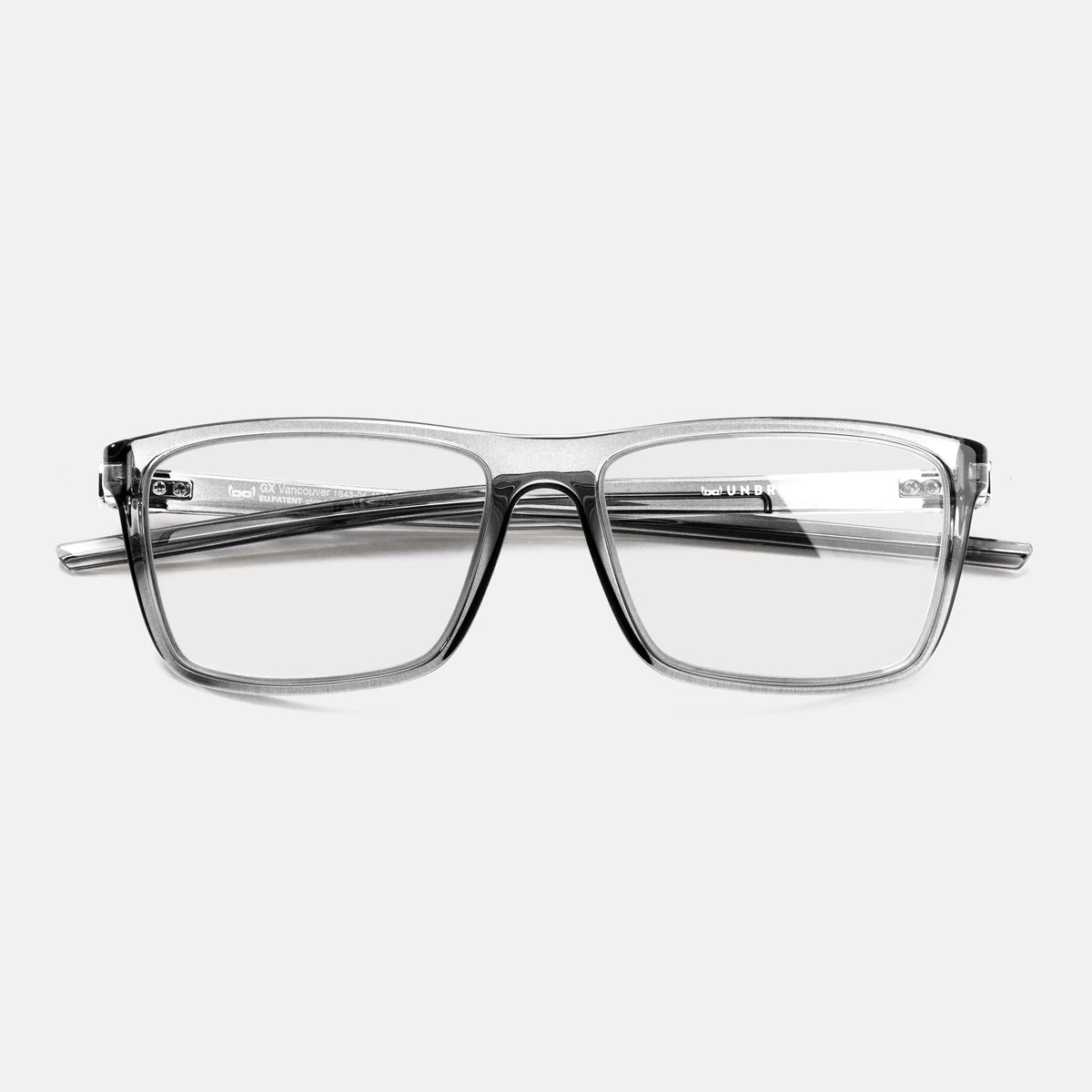 gloryfy GX Sport Vancouver smoke grey Korrektionsbrille – Frontansicht