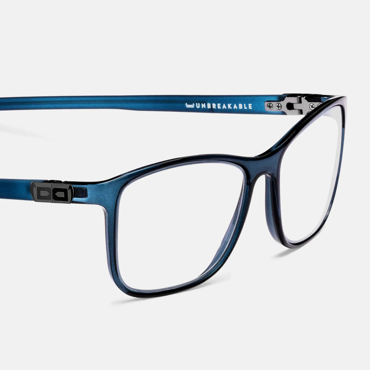 gloryfy GX Sport Leo blue shiny-matt Korrektionsbrille – Seitenansicht