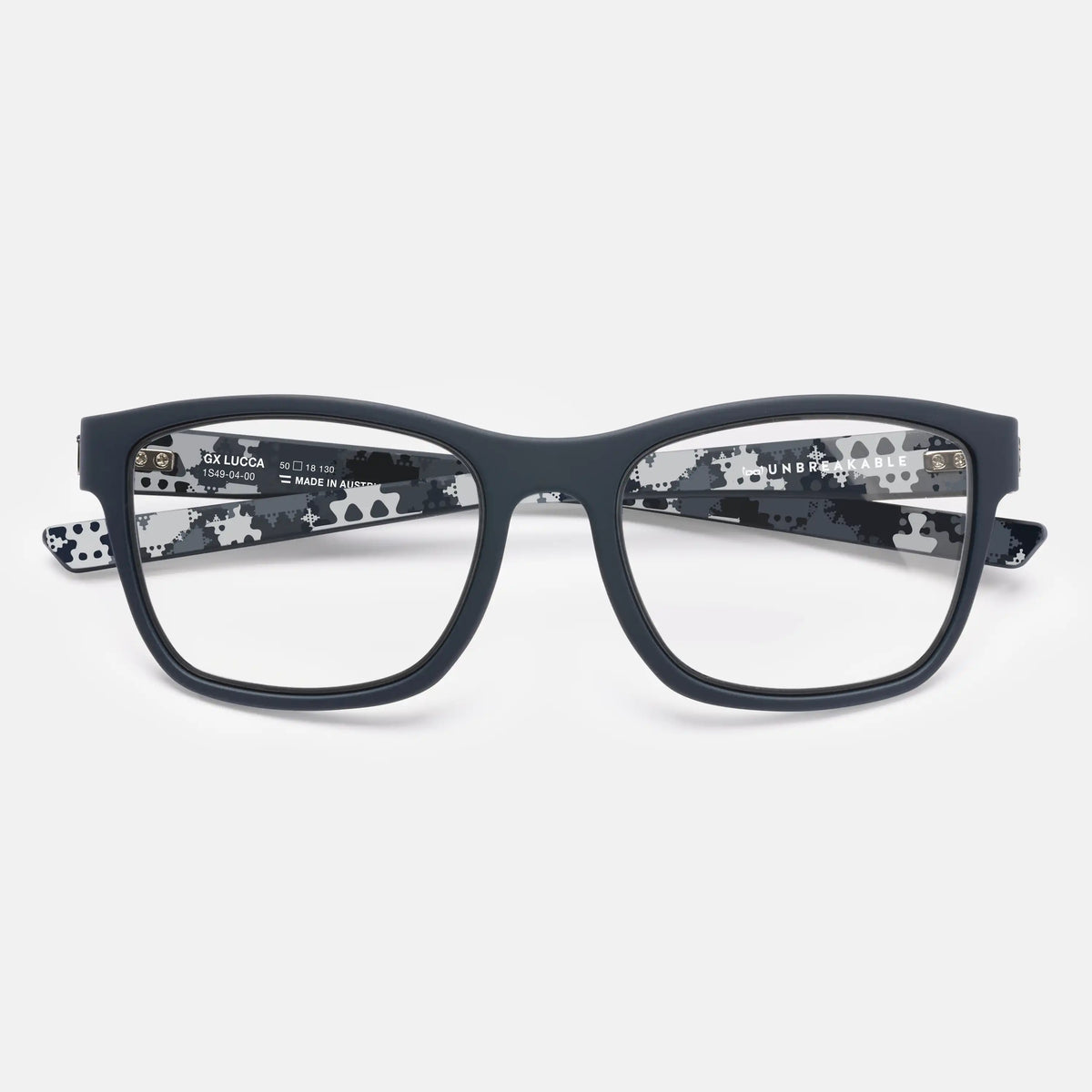 gloryfy GX Sport Lucca camo matt Korrektionsbrille – Frontansicht