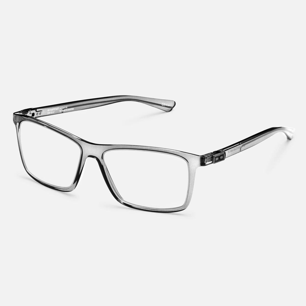 gloryfy GX Kapstadt grey Korrektionsbrille – Schrägansicht