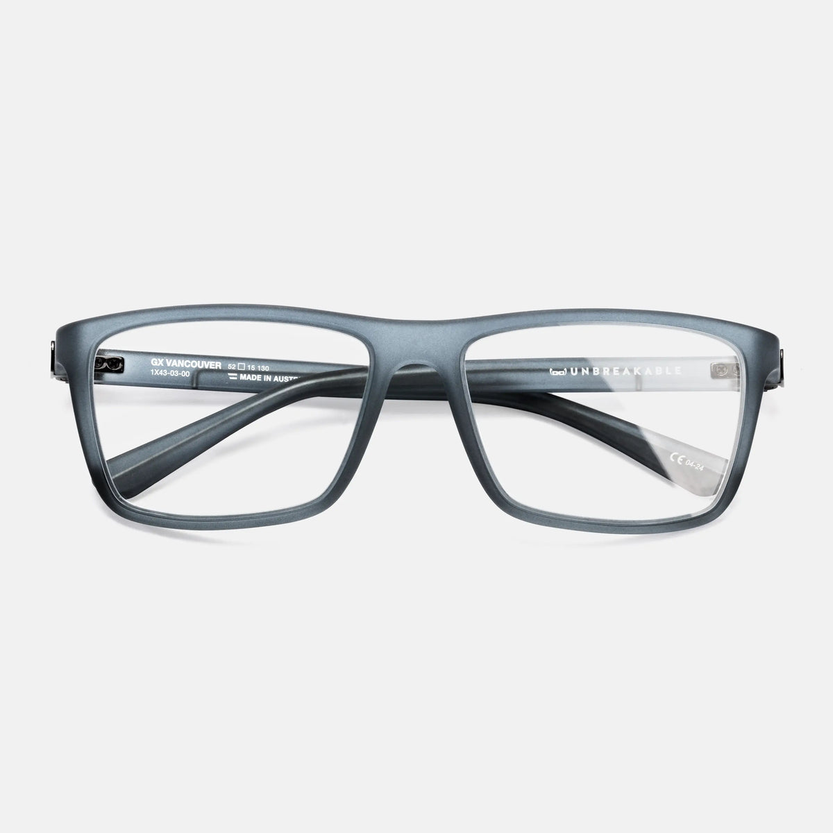 gloryfy GX Vancouver blue matt Korrektionsbrille – Frontansicht