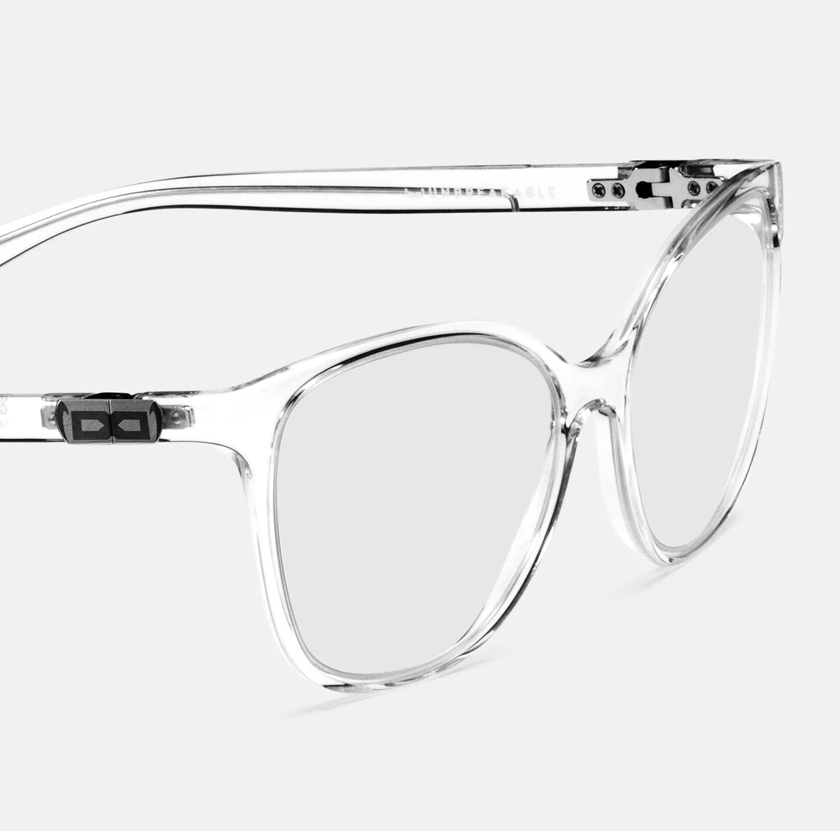 gloryfy GX Paris clear Korrektionsbrille – Seitenansicht