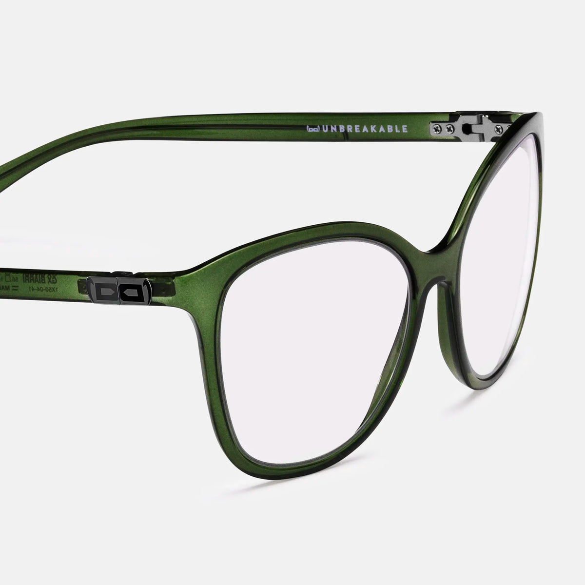 gloryfy GX Paris dark green Korrektionsbrille – Seitenansicht