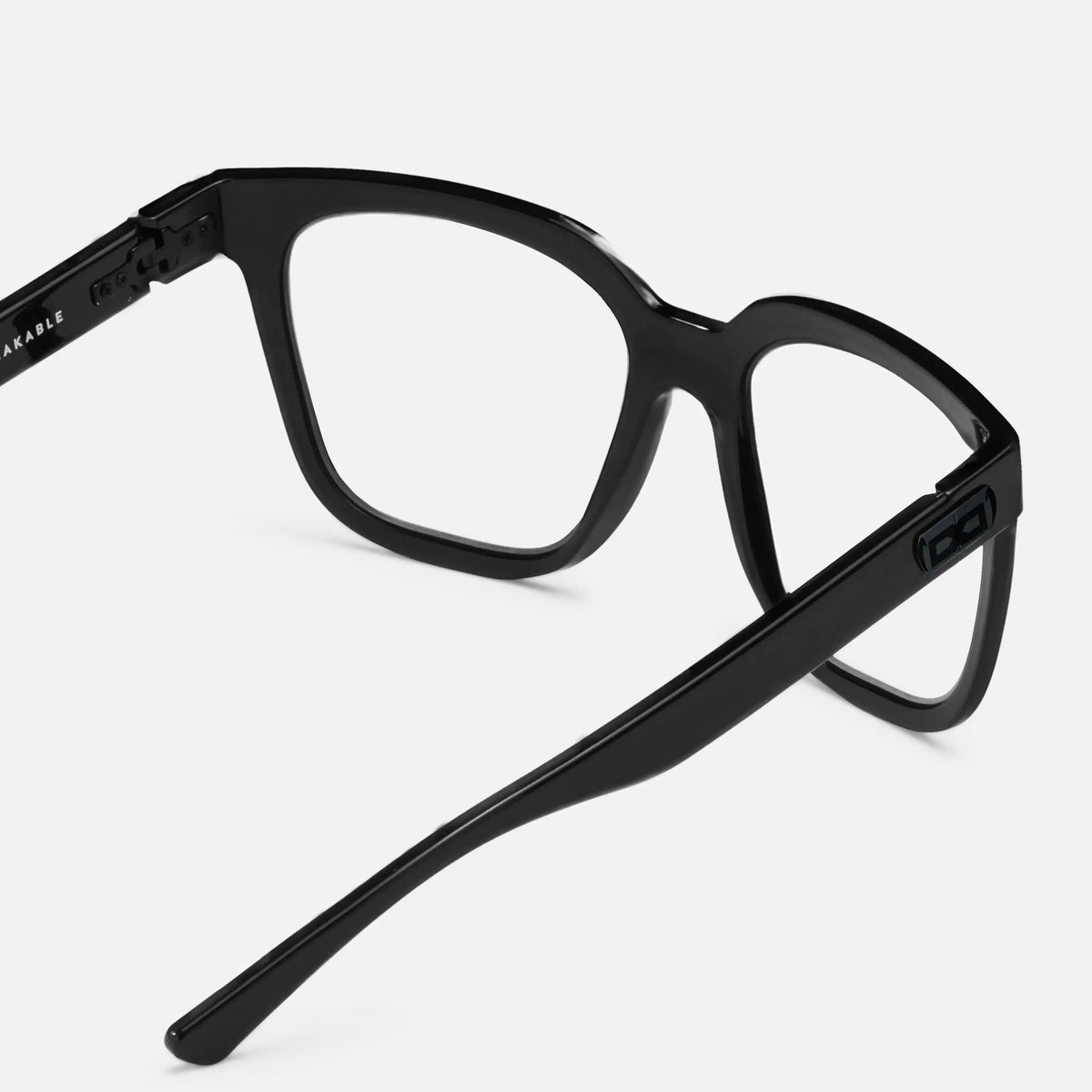 gloryfy GX St. Tropez black shiny Korrektionsbrille – Rückansicht