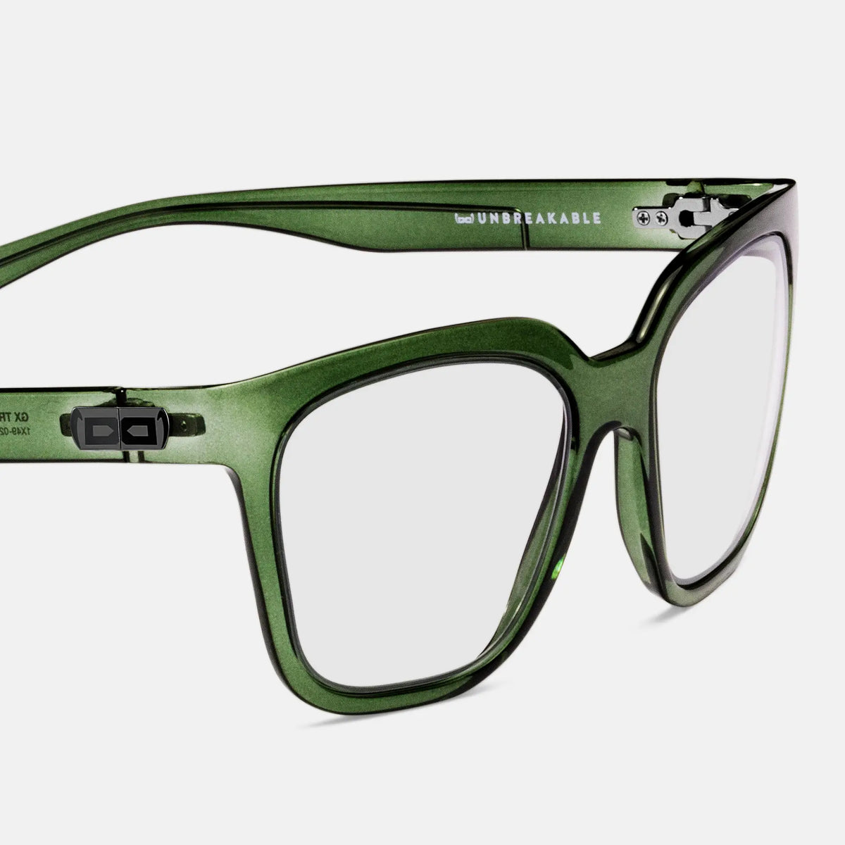 gloryfy GX St. Tropez dark green Korrektionsbrille – Seitenansicht