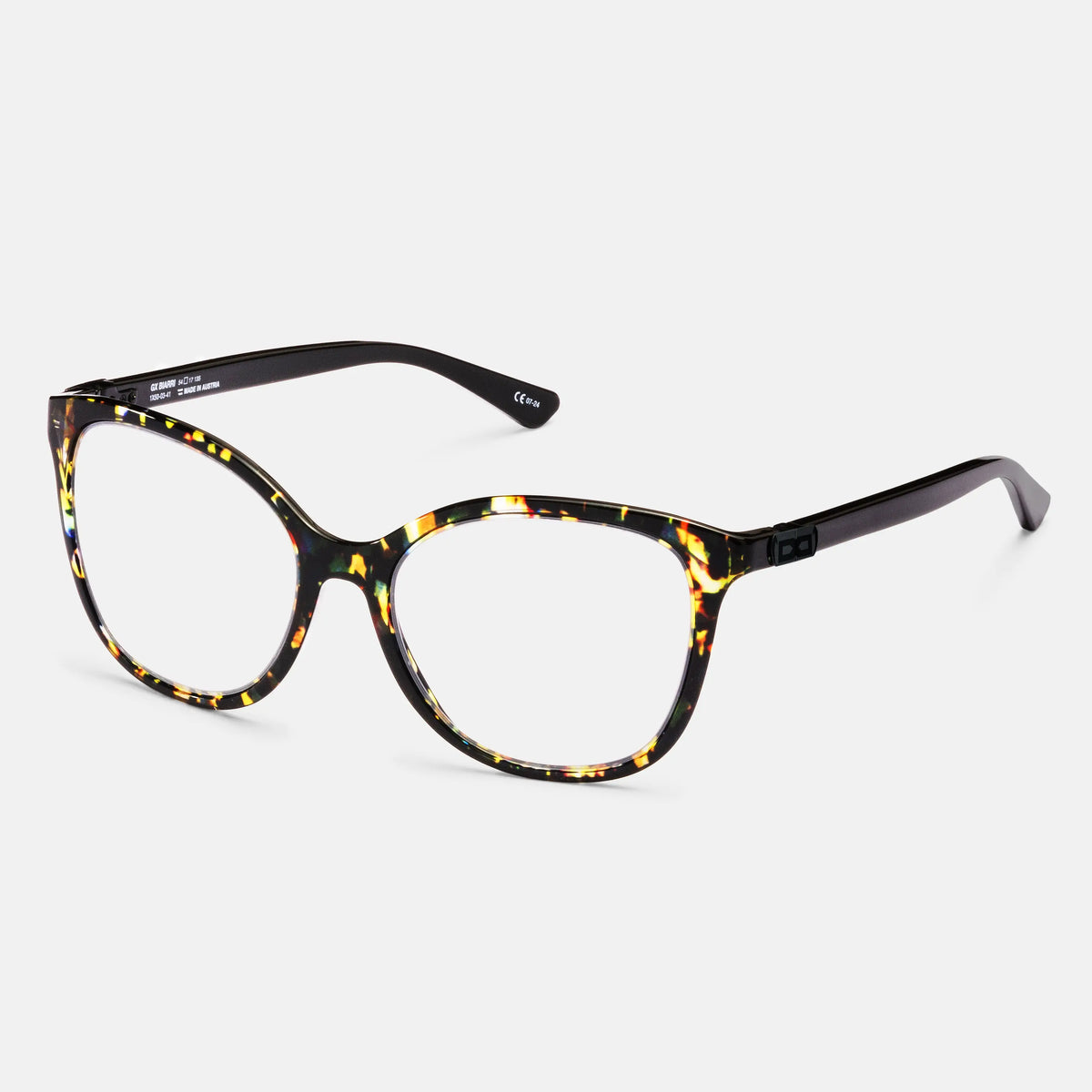 gloryfy GX Biarritz fusion light havanna Korrektionsbrille – Schrägansicht