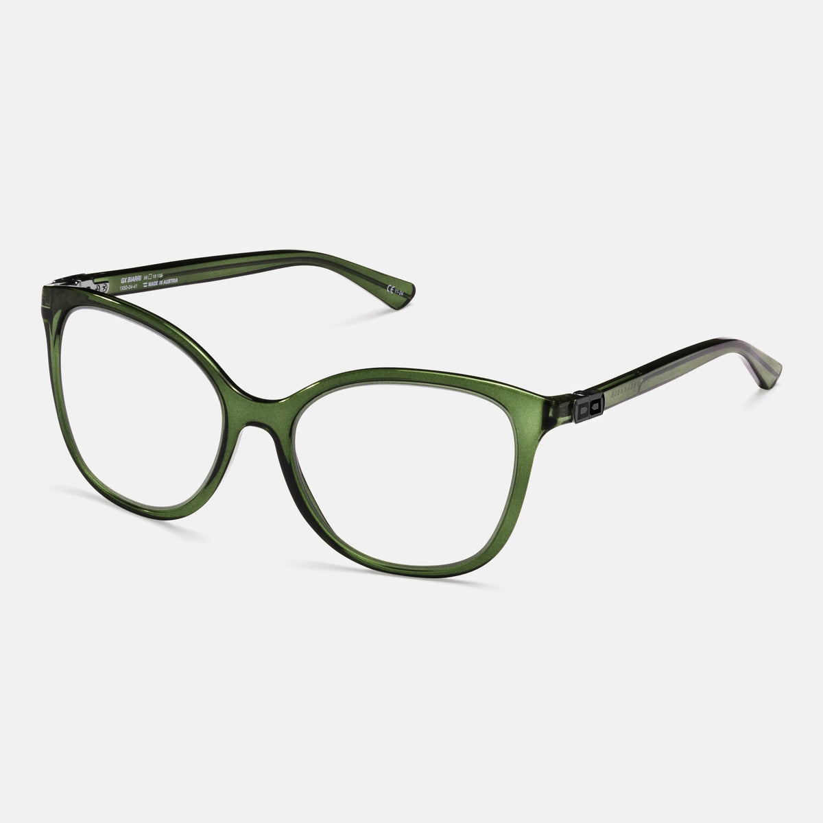 gloryfy GX Biarritz dark green Korrektionsbrille – Schrägansicht