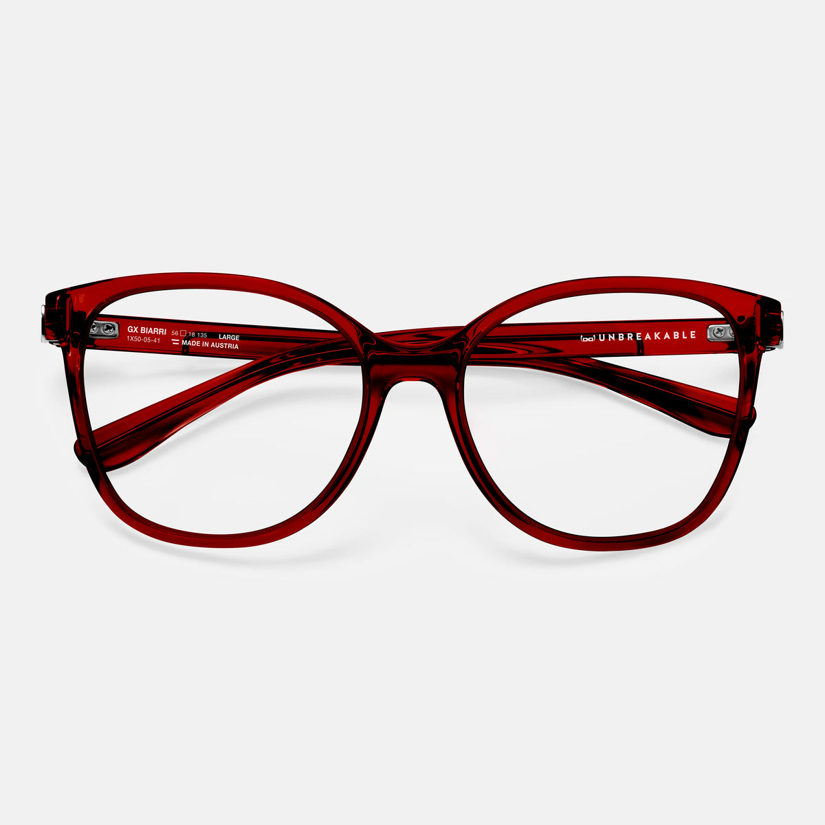 gloryfy GX Biarritz bordeaux Korrektionsbrille – Frontansicht