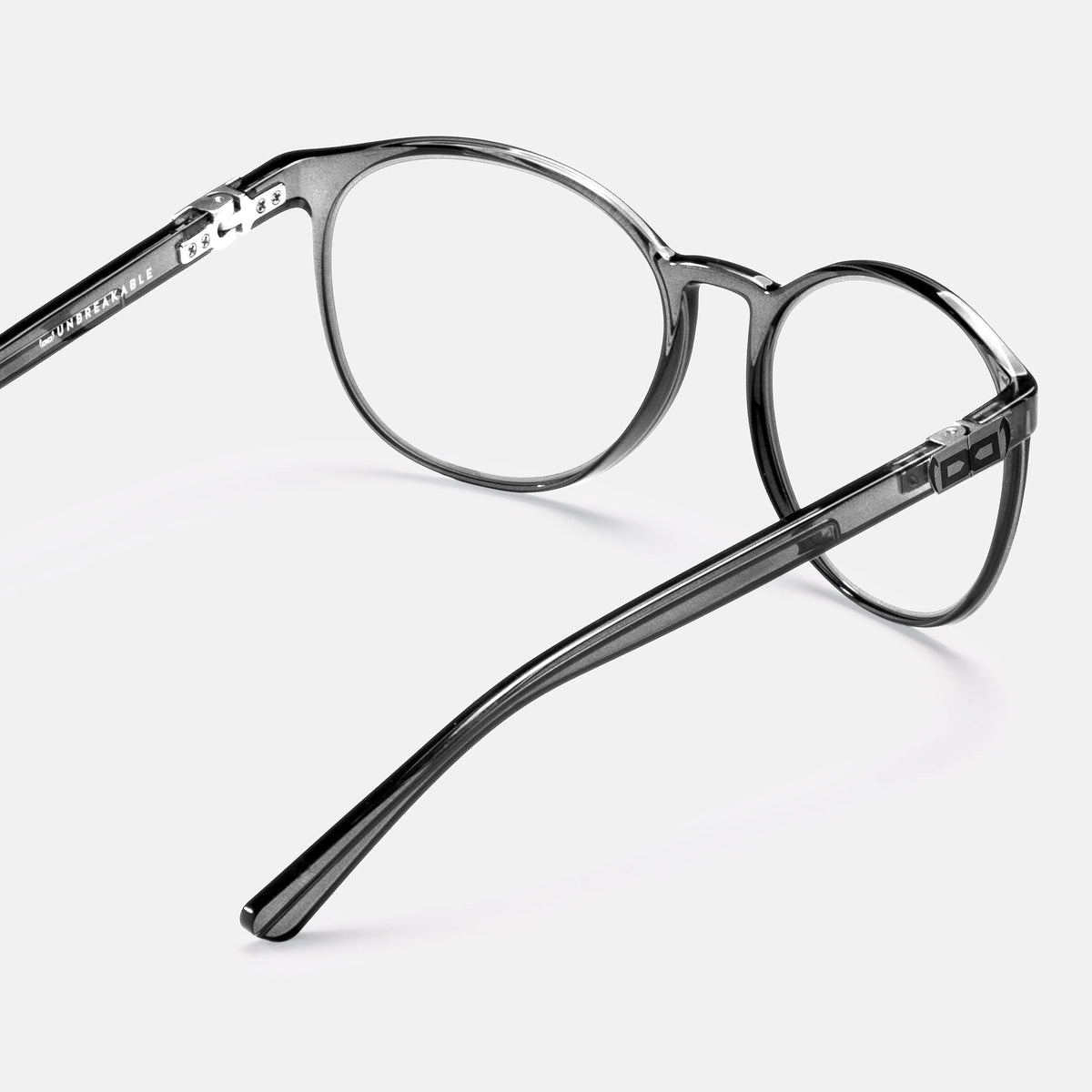 gloryfy GX Brooklyn smoke grey Korrektionsbrille – Rückansicht