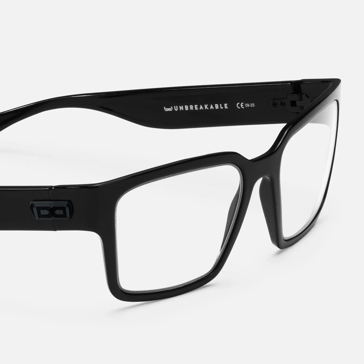 gloryfy GX Copenhagen black shiny Korrektionsbrille – Seitenansicht