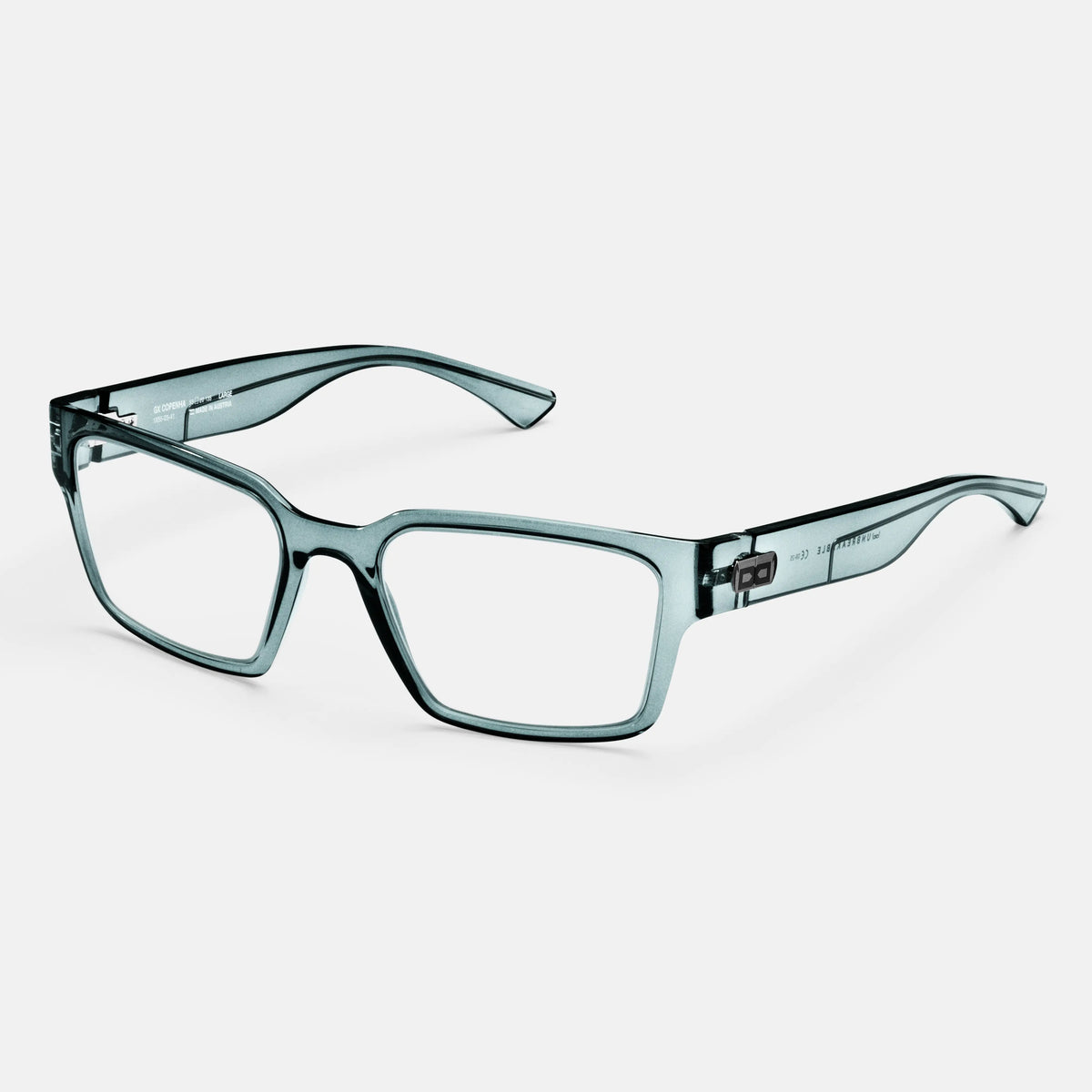 gloryfy GX Copenhagen sky Korrektionsbrille – Schrägansicht