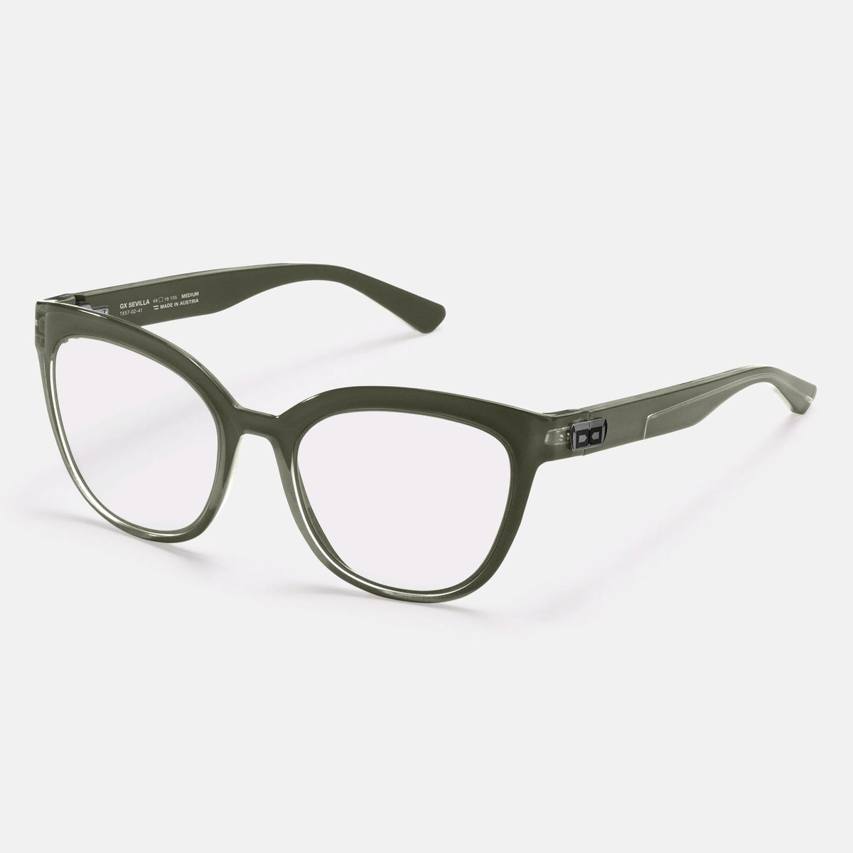gloryfy GX Sevilla oyster Korrektionsbrille – Schrägansicht