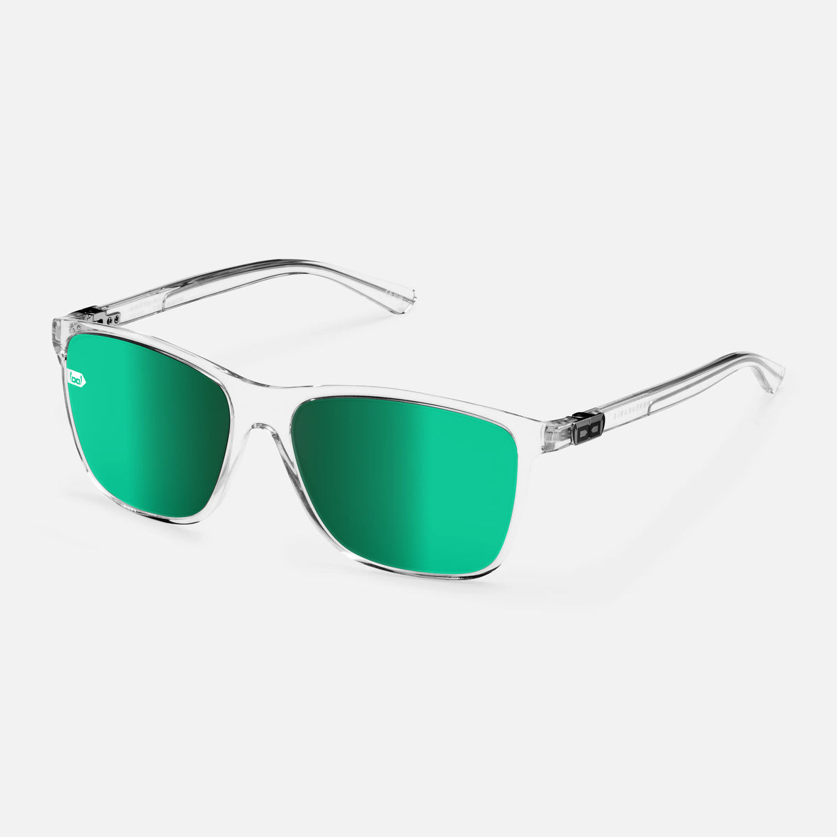 gloryfy Gi15 St. Pauli clear green Sonnenbrille – Schrägansicht