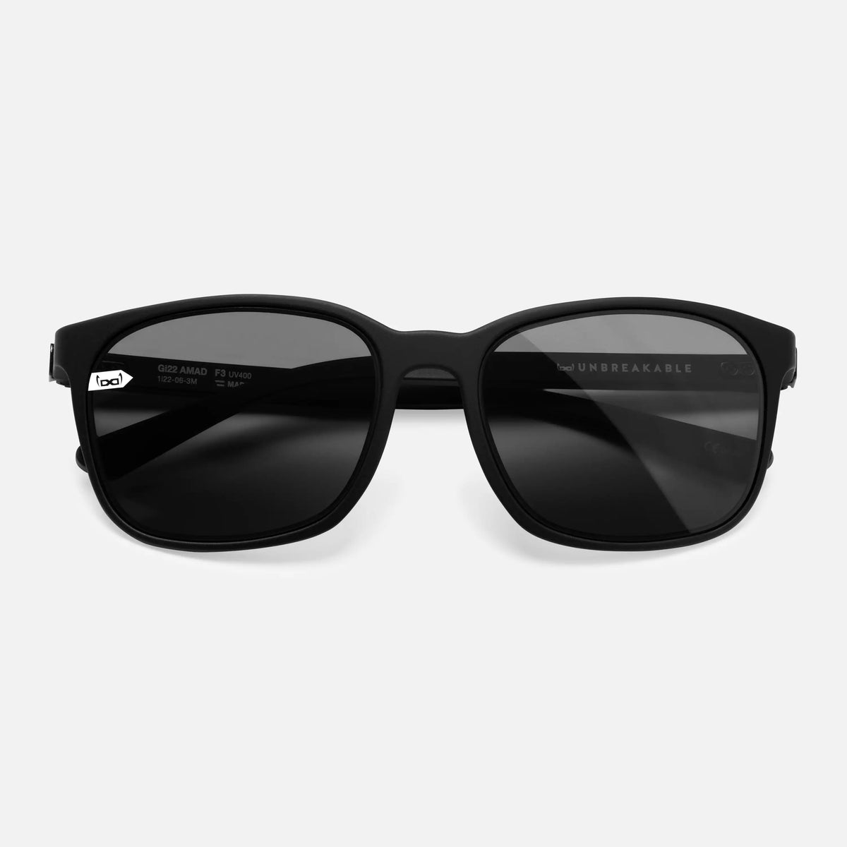 gloryfy Gi22 Amadeus black in black Sonnenbrille – Frontansicht