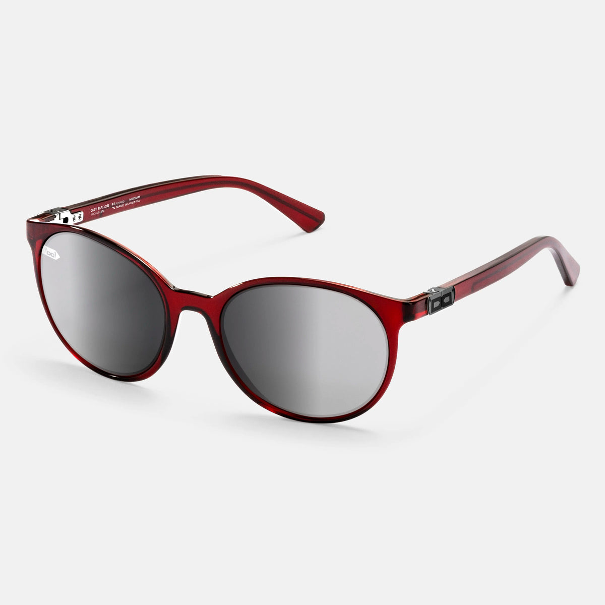 gloryfy Gi33 Barcelona bordeaux Sonnenbrille – Schrägansicht