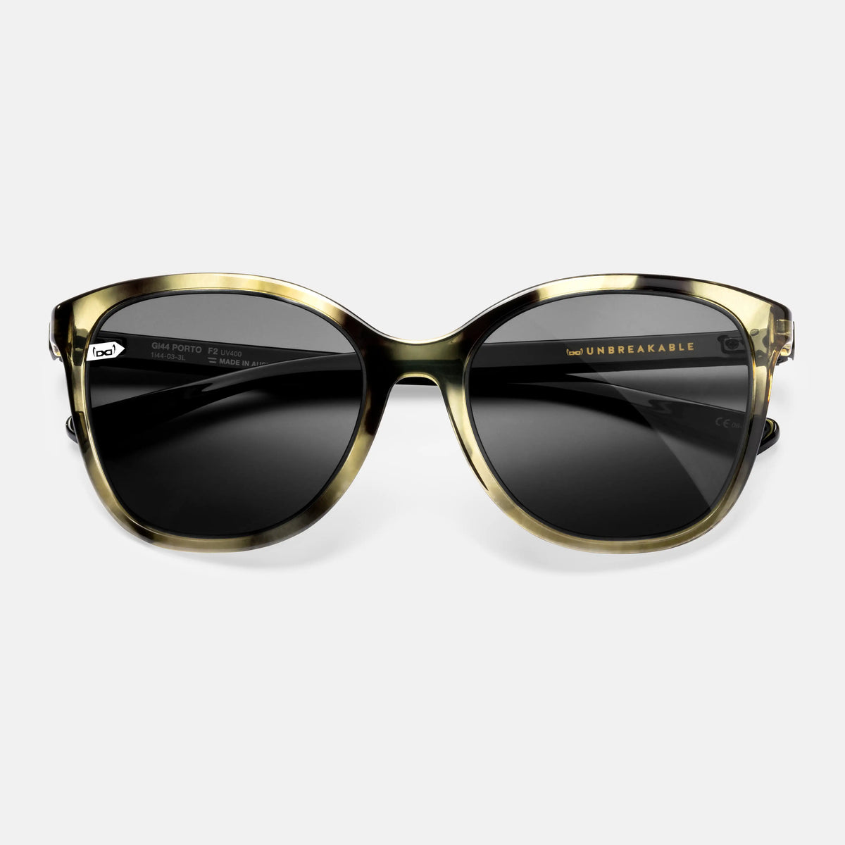 gloryfy Gi44 Porto Cervo fusion olive Sonnenbrille – Frontansicht
