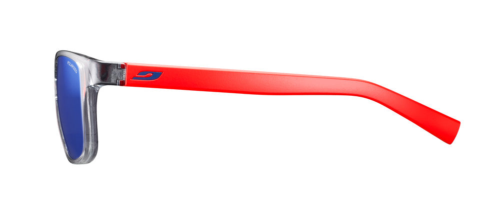 Julbo Powell Sportbrille – Grau / Orange – Spectron 3 Polarized – Seitenansicht