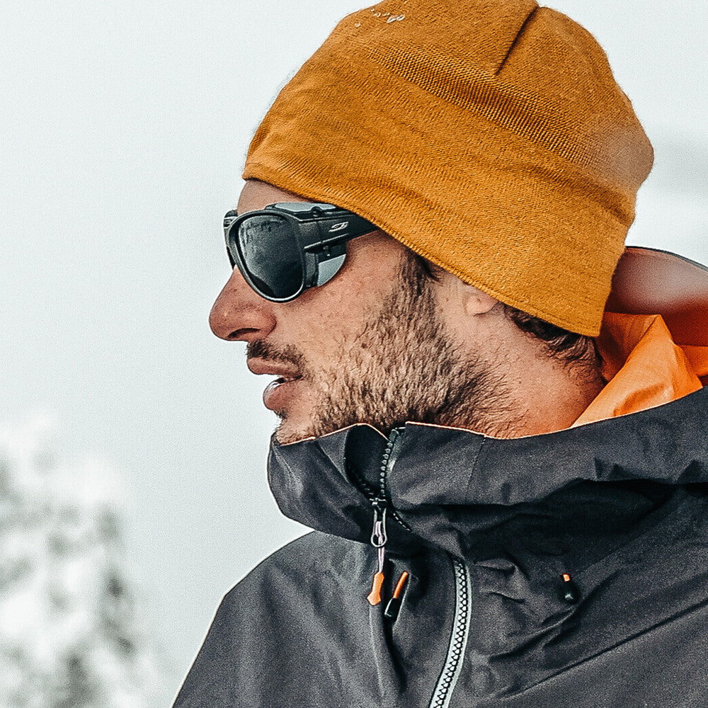 Julbo Explorer 2.0 Sportbrille – Schwarz / Grau – REACTIV 2-4 Polarized – Detailansicht