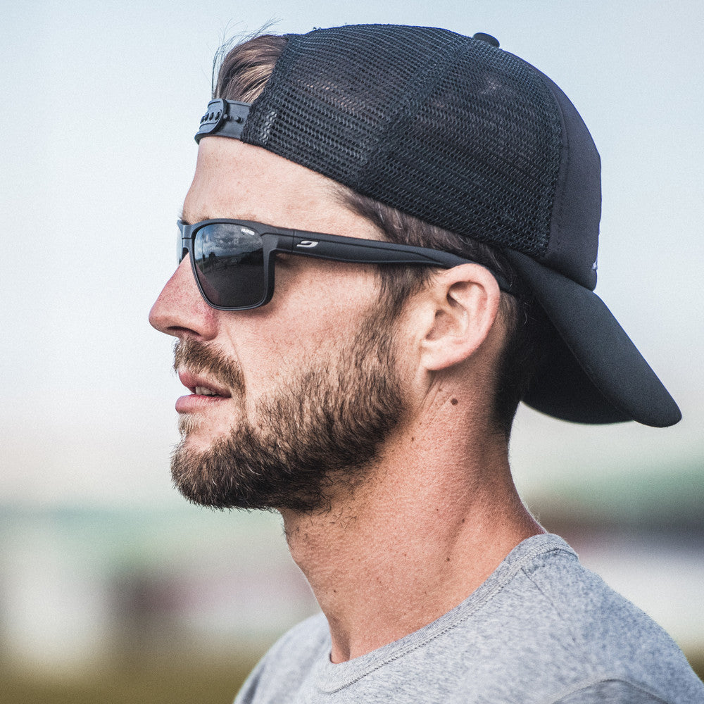 Julbo Renegade Sportbrille – Schwarz – Spectron 3 Polarized – Detailansicht