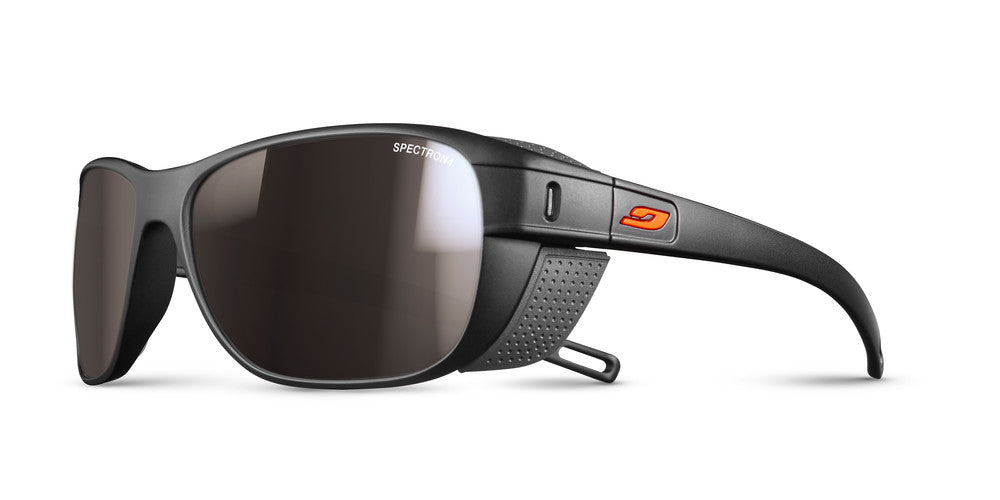 Julbo Camino Sportbrille – Schwarz / Orange – Spectron 4 – Frontansicht