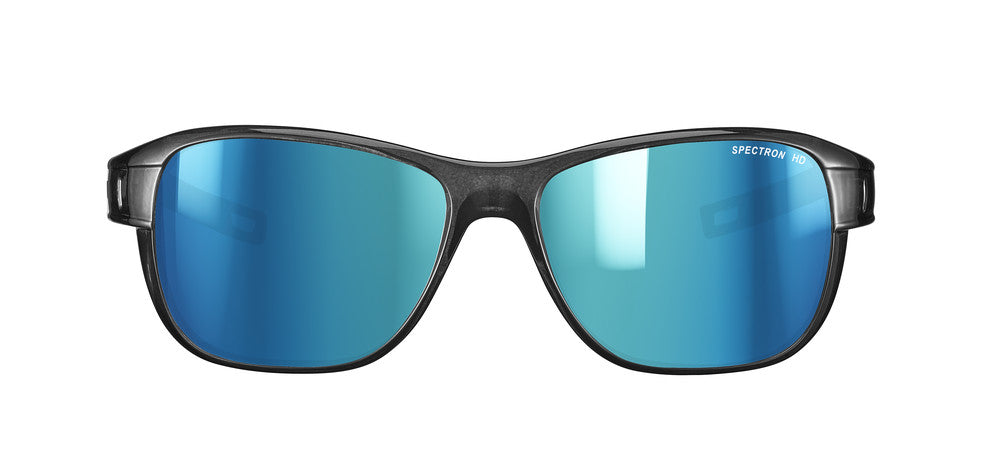 Julbo Camino Ocean Master Sportbrille – Schwarz / Fluo Orange – Spectron HD 4 Polarized – Seitenansicht