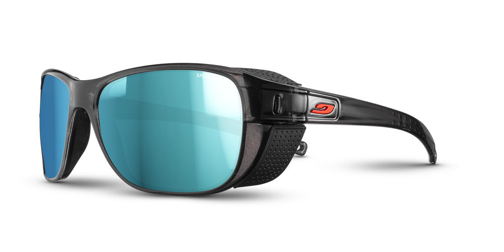 Julbo Camino Ocean Master Sportbrille – Schwarz / Fluo Orange – Spectron HD 4 Polarized – Frontansicht