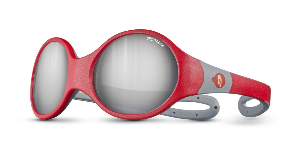 Julbo Loop L Kindersonnenbrille – Rot / Grau – Spectron 4 – Frontansicht