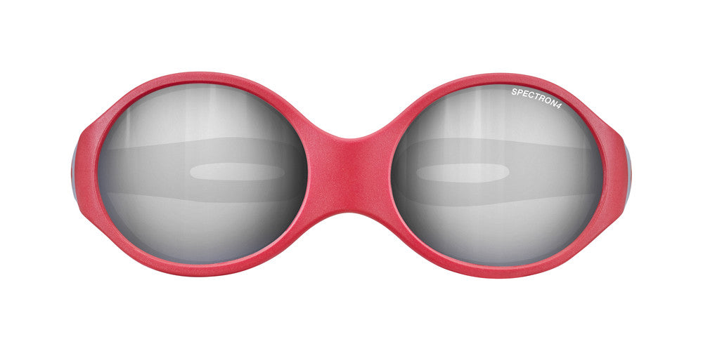 Julbo Loop L Kindersonnenbrille – Rot / Grau – Spectron 4 – Detailansicht