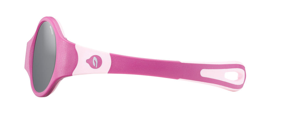 Julbo Loop L Kindersonnenbrille – Dunkelrosa / Rosa – Spectron 4 – Seitenansicht