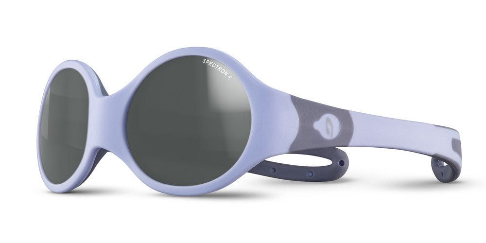 Julbo Loop L Kindersonnenbrille – Flieder / Grau – Spectron 4 – Frontansicht
