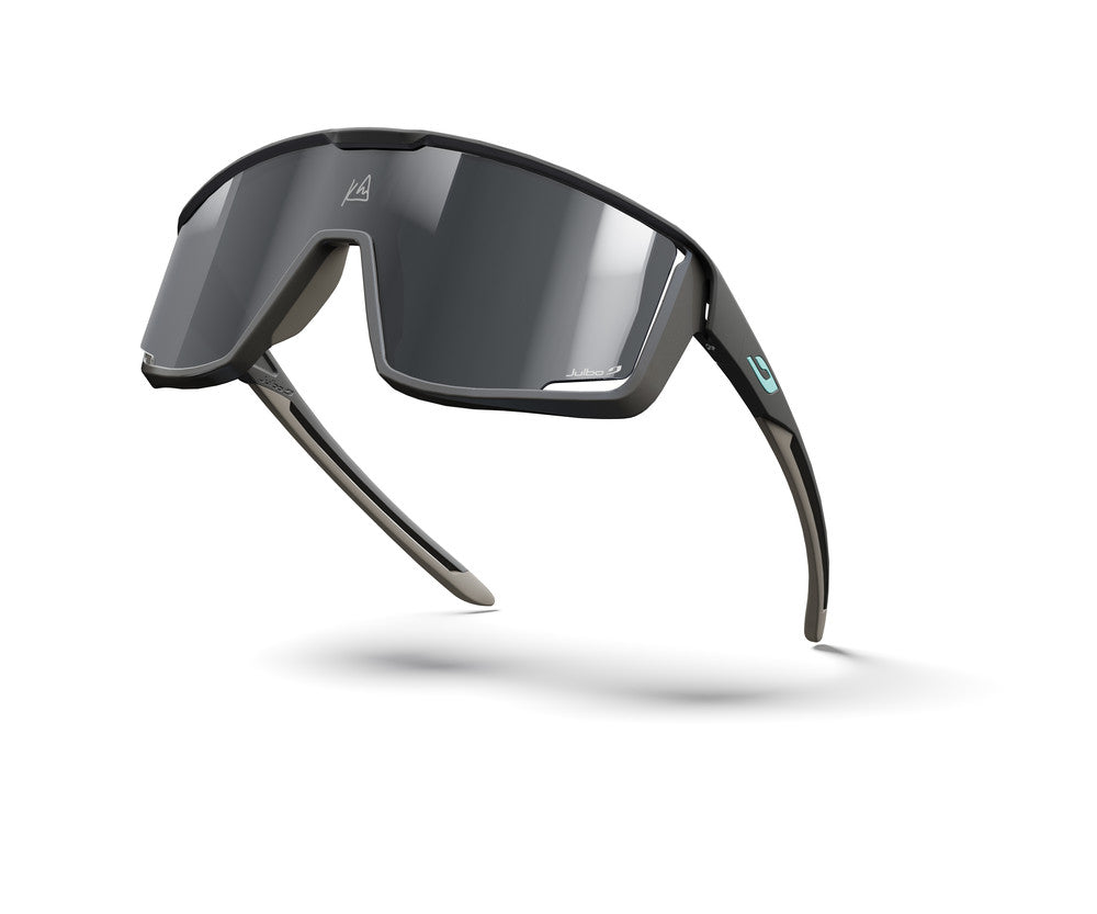 Julbo Fury Kilian Jornet Sportbrille – Dunkelbraun / Hellbraun – Spectron 3 – Detailansicht