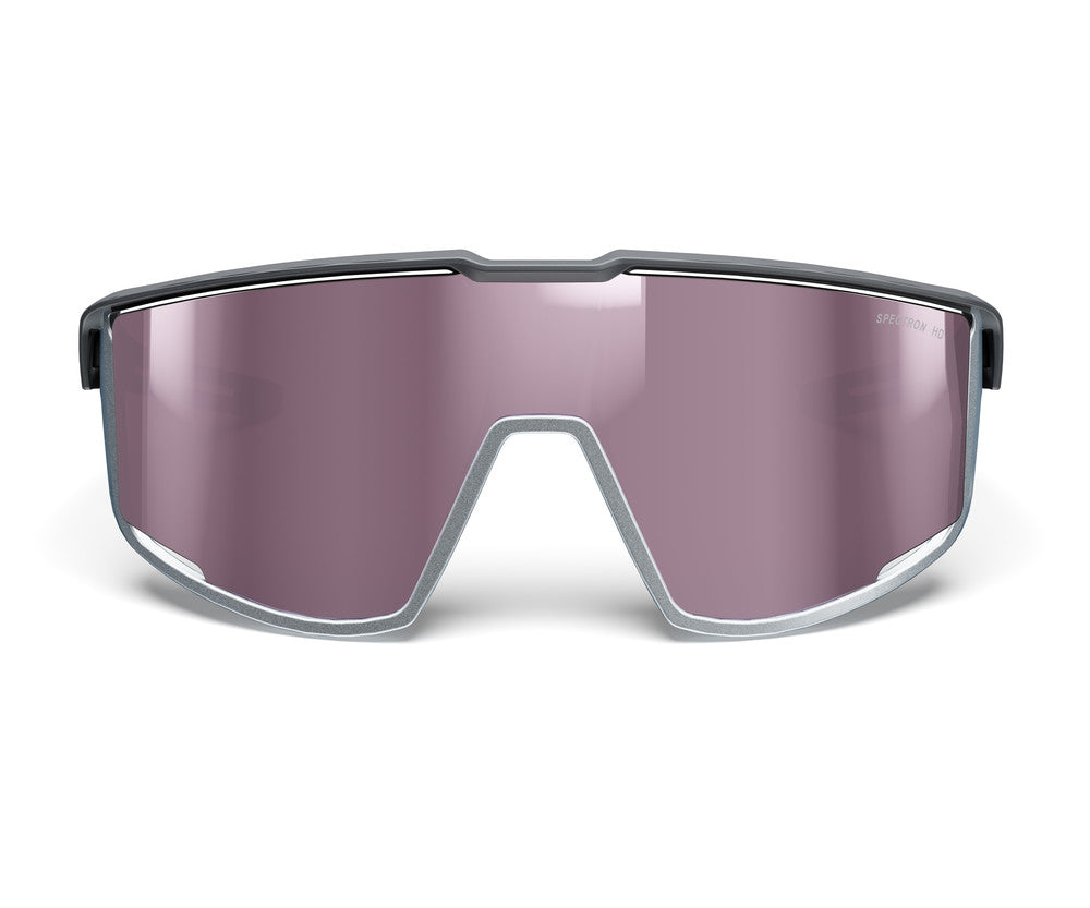 Julbo Fury Sportbrille – Dunkelgrau / Chromgrau – Spectron HD 3 – Detailansicht