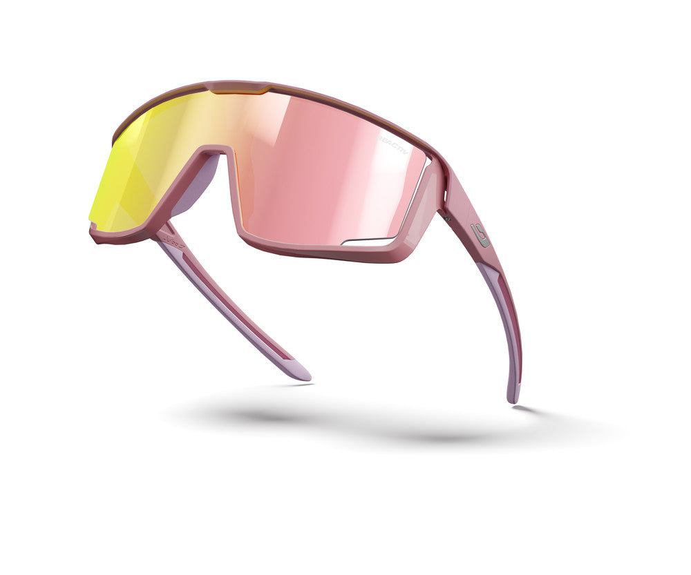 Julbo Fury Sportbrille – Altrosa – REACTIV 1-3 Light Amplifier – Seitenansicht