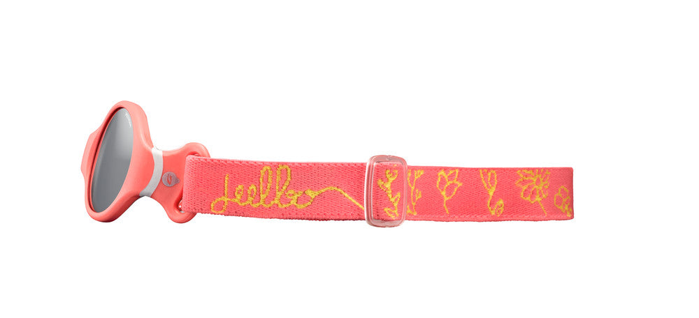 Julbo Loop S Kindersonnenbrille – Koralle / Hellgrau – Spectron 4 – Seitenansicht