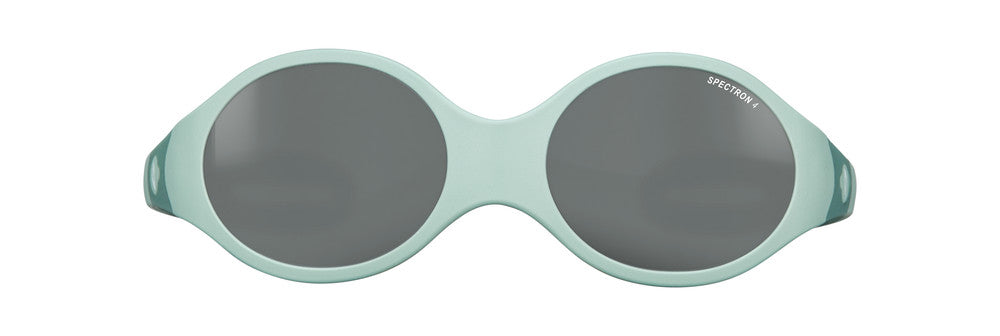 Julbo Loop M Kindersonnenbrille – Pastellgrün / Dunkelgrün – Spectron 4 – Detailansicht