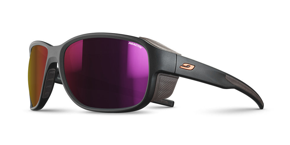 Julbo Montebianco 2 Sportbrille – Schwarz – REACTIV 0-4 High Contrast – Frontansicht