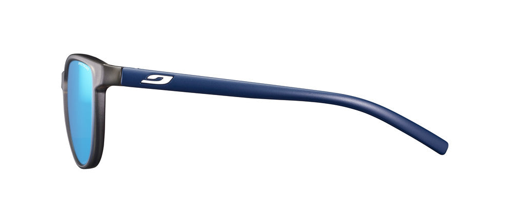 Julbo Idol Kinder-Sportbrille – Schwarz / Blau – Spectron 3 – Seitenansicht