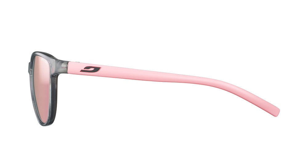 Julbo Idol Kinder-Sportbrille – Grau / Pastellrosa Matt – Spectron 3 – Seitenansicht