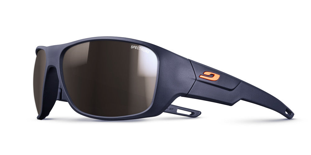 Julbo Rookie 2 Kinder-Sportbrille – Dunkelblau / Orange – Spectron 4 – Frontansicht