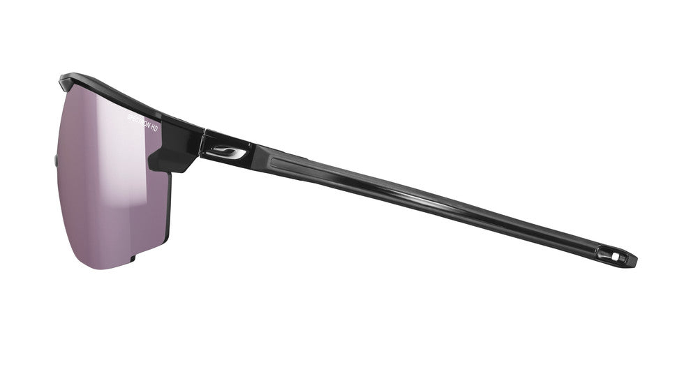 Julbo Ultimate Sportbrille – Schwarz / Silber – Spectron HD 3 – Seitenansicht